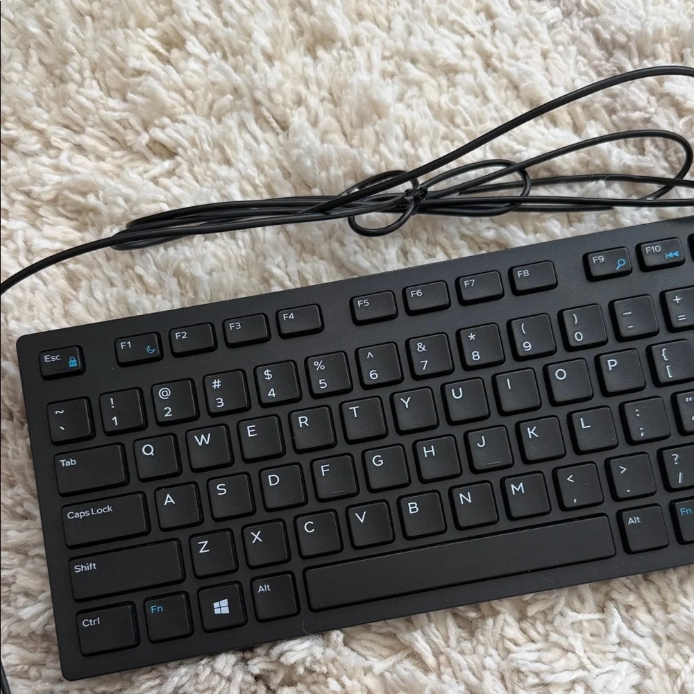 Black Wired USB Keyboard